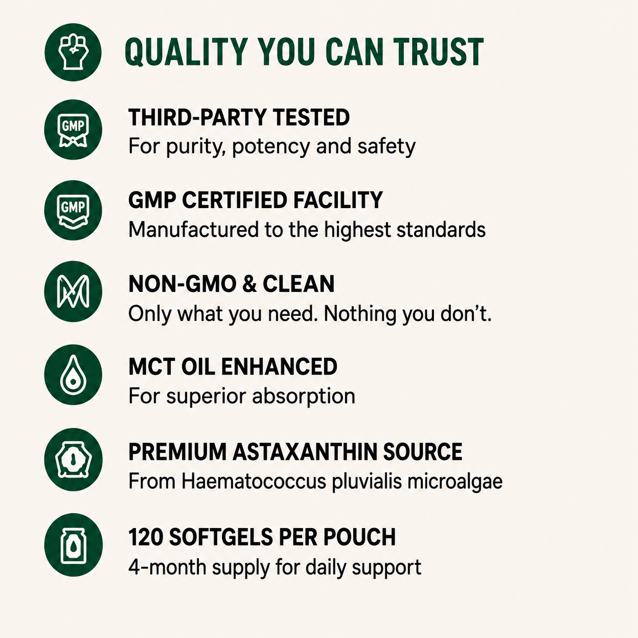 Astaxanthin Softgels (12mg)