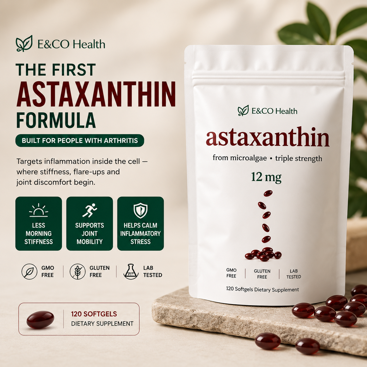 Astaxanthin Softgels (12mg)
