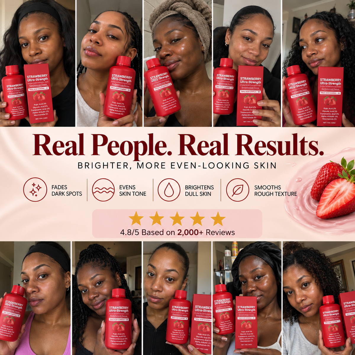 Strawberry Ultra-Strength Body Brightening Cream